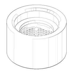 Dornbracht Luftsprudler M 22 x 1 - IG Platin 90230106100-08 Perlator
