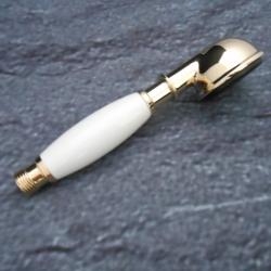 Dornbracht Madison Handbrause 28002970-09 Messing mit Porzellangriff