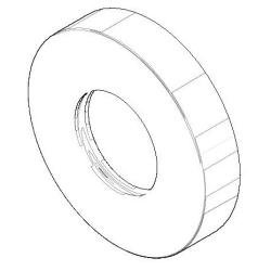 Dornbracht Rosette 69 x 14 mm 092720060-00 Chrom f�r Waschtisch Siphon