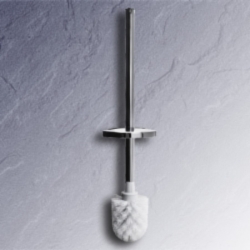 Emco Rondo 2 WC-B�rste Chrom mit Deckel 451500193 f�r WC B�rstengarnitur