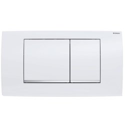 Geberit Bet�tigungsplatte Twinline 30 weiss/ chrom 2-Mengen 115899KJ1