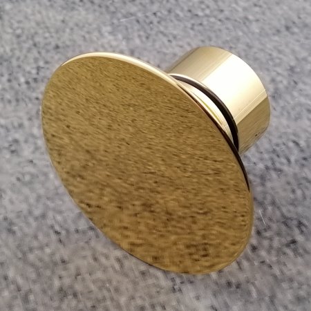 Geberit Clou Ventilabdeckung 76 mm Gold Stopfen 240.750.21.1 GO