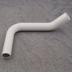 Geberit Ersatzteil 118128111 Sp�lbogen DL 18 cm wei�-alpin nach links abgekr�pft