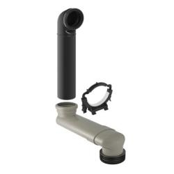 Geberit 131088291 Monolith WC-Etagenbogengarnitur waagerecht online im Shop