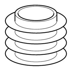 Geberit Ersatzteil 243008001 Manschette EPDM d 32