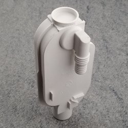 Geberit 862173111 Siphonk�rper wei� zu Wandeinbausiphon f�r Waschmaschine
