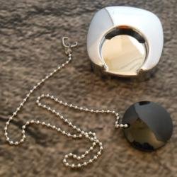Geberit Stopfen mit Rosette und Kette 216.983.00.1 bis 1986