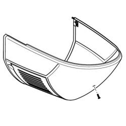 Geberit Verschalung unten 250.029.10.1 Bahamabeige f�r Dusch-WC Balena 8000