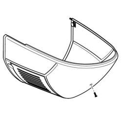 Geberit Verschalung unten 250.029.11.1 Weiss-Alpin f�r Dusch-WC Balena 8000