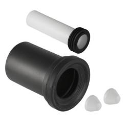 Geberit Wand WC Anschluss 152.422.46.1 Anschlussgarnitur mit Stutzen 110 mm