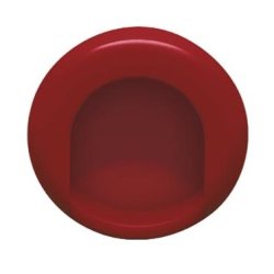 HEWI 535.42ML 33 Muschelgriff rund � 42 mm Rubinrot Einlass 35 mm