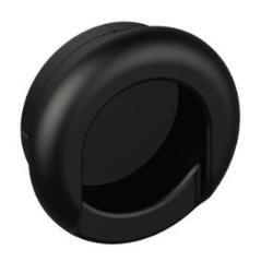 HEWI 535.42MLB 90 Muschelgriff rund � 42/ 35 mm Matt Tiefschwarz