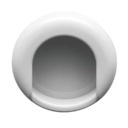 HEWI 535.75ML 98 Muschelgriff rund � 75 mm Signalweiss Einlass 70 mm