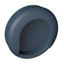 HEWI 535.75MLB 92 Muschelgriff rund � 75/ 70 mm Matt Anthrazitgrau