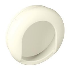 HEWI 535.75MLB 99 Muschelgriff rund � 75/ 70 mm Matt Reinweiss