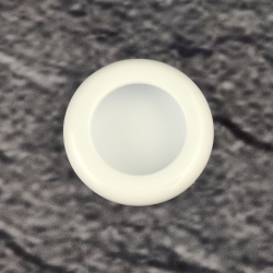 HEWI 538.60ML 98 Muschelgriff rund � 60 mm Signalweiss Einlass 55 mm