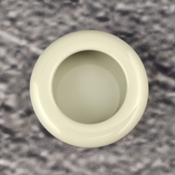 HEWI 538.75ML 95 Muschelgriff rund � 75 mm Felsgrau Einlass 70 mm
