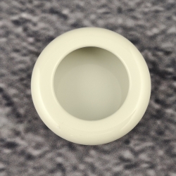 HEWI 538.75ML 97 Muschelgriff rund � 75 mm Lichtgrau Einlass 70 mm