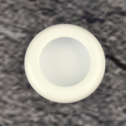HEWI 538.75ML 98 Muschelgriff rund � 75 mm Signalweiss Einlass 70 mm