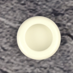 HEWI 538.75ML 99 Muschelgriff rund � 75 mm Reinweiss Einlass 70 mm