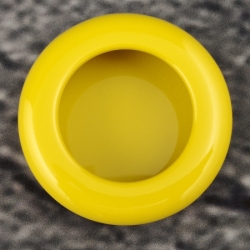HEWI 538.90ML 18 Muschelgriff rund � 90 mm Senfgelb Einlass 85 mm
