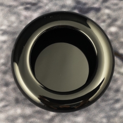 HEWI 538.90ML 90 Muschelgriff rund � 90 mm Tiefschwarz Einlass 85 mm