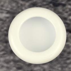 HEWI 538.90ML 98 Muschelgriff rund � 90 mm Signalweiss Einlass 85 mm