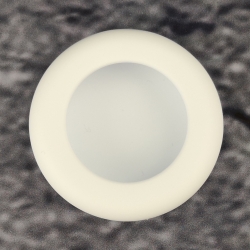 HEWI 538.90MLB 98 Muschelgriff rund � 90/ 85 mm Matt Signalweiss
