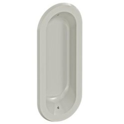 HEWI 542 97 Muschelgriff oval 95/ 38 mm Lichtgrau Einlass 82/ 30 mm