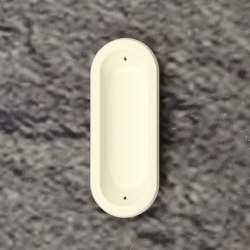 HEWI 542 99 Muschelgriff oval 95/ 38 mm Reinweiss Einlass 82/ 30 mm