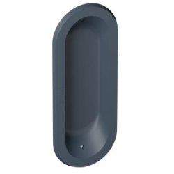HEWI 542B 92 Muschelgriff oval 95/ 38 mm Matt Anthrazitgrau