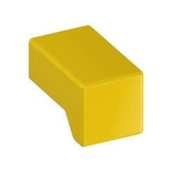 HEWI 547.15 18 M�belknopf eckig 15 x 15 mm Senfgelb L�n