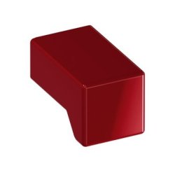 HEWI 547.15 33 M�belknopf eckig 15 x 15 mm Rubinrot L�nge 25 mm
