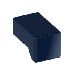 HEWI 547.15 50 M�belknopf eckig 15 x 15 mm Stahlblau L�nge 25 mm