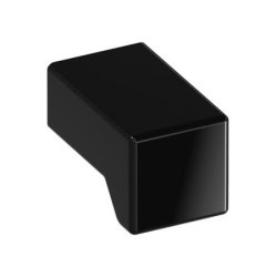 HEWI 547.15 90 M�belknopf eckig 15 x 15 mm Tiefschwarz L�nge 25 mm