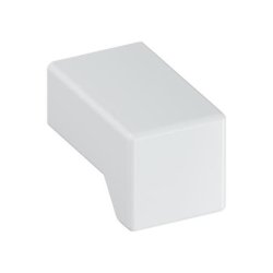 HEWI 547.15 98 M�belknopf eckig 15 x 15 mm Signalwei� L�nge 25 mm