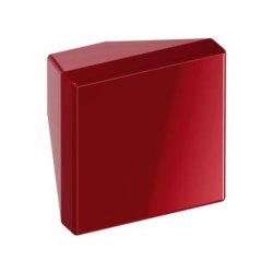 HEWI 547.32.1 33 M�belknopf eckig 32 x 32 mm Rubinrot L�nge 30 mm