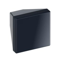 HEWI 547.32.1 92 M�belknopf eckig 32 x 32 mm Anthrazitgrau L�nge 30 mm