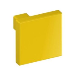 HEWI 547.32.2 18 M�belknopf eckig 32 x 32 mm Senfgelb L�nge 30 mm