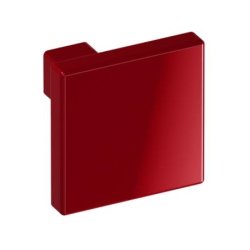 HEWI 547.32.2 33 M�belknopf eckig 32 x 32 mm Rubinrot L�nge 30 mm