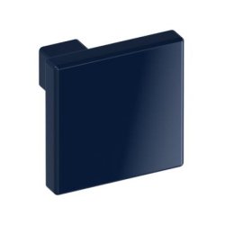 HEWI 547.32.2 50 M�belknopf eckig 32 x 32 mm Stahlblau L�nge 30 mm