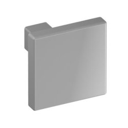 HEWI 547.32.2 95 M�belknopf eckig 32 x 32 mm Felsgrau L�nge 30 mm