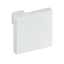 HEWI 547.32.2 98 M�belknopf eckig 32 x 32 mm Signalweiss L�nge 30 mm