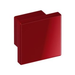 HEWI 547.32.3 33 M�belknopf eckig 32 x 32 mm Rubinrot L�nge 30 mm