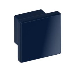 HEWI 547.32.3 50 M�belknopf eckig 32 x 32 mm Stahlblau L�nge 30 mm
