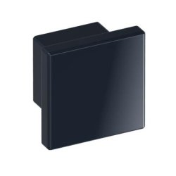 HEWI 547.32.3 92 M�belknopf eckig 32 x 32 mm Anthrazitgrau L�nge 30 mm