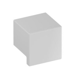 HEWI 547.32.4 97 M�belknopf eckig 32 x 32 mm Lichtgrau L�nge 30 mm