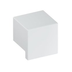 HEWI 547.32.4 98 M�belknopf eckig 32 x 32 mm Signalweiss L�nge 30 mm
