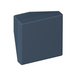 HEWI 547.32B1 92 M�belknopf eckig 32 x 32 mm Matt Anthrazitgrau