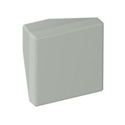 HEWI 547.32B1 95 M�belknopf eckig 32 x 32 mm Matt Felsgrau